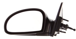 Manual Adjust Mirror for Kia Spectra 2004-2009, Left (Driver), Non-Heated, Manual Folding, Paintable Chrome Glass, Suitable for Sedan/Hatchback, Replacement