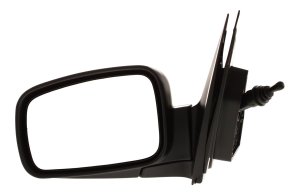Manual Remote Mirror for Kia Sorento 2003-2009, Left (Driver), Manual Folding, Non-Heated, Textured, Replacement