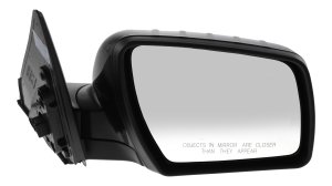 Power Mirror for Kia Soul 2010-2011, Right (Passenger), Manual Folding, Heated, Paintable, Without Memory, Puddle and Signal Light, Replacement