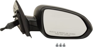 Manual Remote Right (Passenger) Mirror for KIA RIO LX Model 2018-2022, Manual Folding, Non-Heated, Textured, Replacement