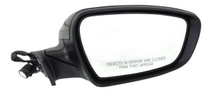 Power Folding Heated Paintable Mirror for Kia Forte Sedan EX Model 2014-2016, Right (Passenger), with Signal Light, without Puddle Light, Replacement