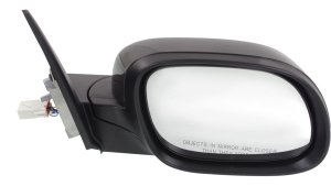Power Heated Mirror for Kia Soul 2014-2019, Right (Passenger) Side, Manual Folding, Paintable, without Memory, Includes Puddle and Signal Light, Replacement