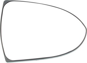 Heated Mirror Glass for Kia Sportage 2011-2016, Right (Passenger) Side, with Backing Plate, Replacement