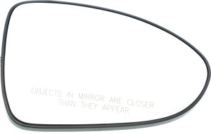 Heated Mirror Glass for Kia Rio Hatchback/Sedan (2012-2017), Right (Passenger) Side, with Backing Plate, Replacement