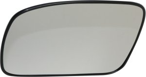 Heated Mirror Glass with Backing Plate for Kia Sorento 2003-2009, Left (Driver) Side, Replacement
