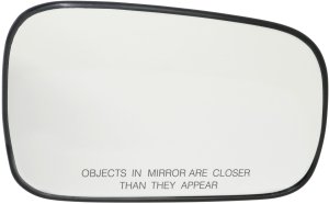 Mirror Glass for Kia Sorento 2003-2009, Right (Passenger) Side, Non-Heated, with Backing Plate, Replacement