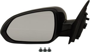 Power Mirror for Kia Rio 2018-2020, Left (Driver), Manual Folding, Heated, Paintable, without Signal Light, Fits 2018-2018 EX/S Models, Replacement
