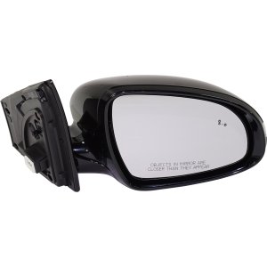 Power Folding Heated Mirror for Kia Sportage 2017-2019, Right (Passenger) Side, Paintable with Built-In Signal Light, without Auto Dimming, Memory, Puddle Light, Shadow Line, Side Object Sensor, Replacement