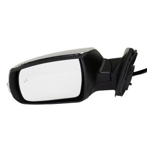 Power Folding Mirror for Kia Sorento 2014-2015, Right (Passenger), Heated, Chrome Finish, with Blind Spot Detection, Memory Function, and Signal Light, Replacement