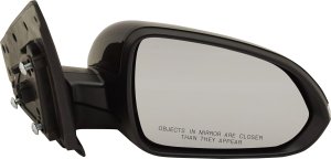 Power Heated Mirror for Kia RIO 2018-2020 Right (Passenger) Side, Manual Folding, Paintable, with Signal Light, EX/S Models, Replacement