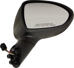 Right (Passenger) Mirror for Kia RIO 2012-2017, Power Operated, Manual Folding, Heated, Paintable, without Signal Light, Suitable for Hatchback/Sedan, Replacement