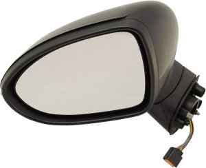 Power Heated Mirror for Kia RIO 2012-2017 Left (Driver), Power Folding, Paintable, with Signal Light, Fits Hatchback/Sedan, Replacement