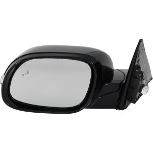 Power Mirror for Kia Soul 2017-2019, Left (Driver), Power Folding, Heated, Paintable, with Blind Spot Detection and Signal Light, Replacement