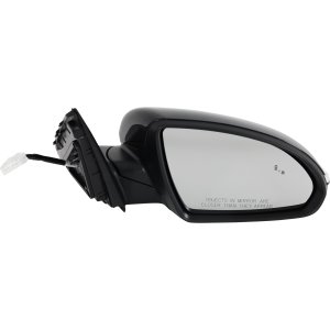 Power Folding and Heated Mirror for Kia Optima 2019-2020, Right (Passenger) Side, Paintable, with Blind Spot Detection and Signal Light, without Memory, Excluding Hybrid Model, Replacement