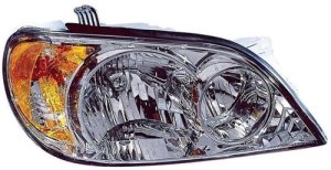 2002 - 2005 Kia Sedona Front Headlight Assembly Replacement Housing / Lens / Cover - Right (Passenger) Side
