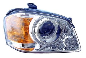 2003 - 2004 Kia Optima Front Headlight Assembly Replacement Housing / Lens / Cover - Right (Passenger) Side
