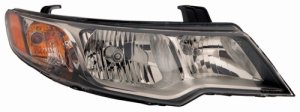 Right (Passenger) Headlight Assembly for 2010-2012 Kia Forte Koup - Front Replacement Housing/Lens/Cover, Composite,  921021M240, From 10-12-09, Replacement