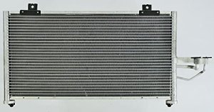 A/C Condenser for Kia Spectra 2000 - 2001,  1K2B161480C, Air Conditioning (AC) Replacement