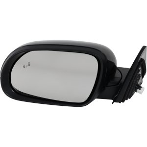 Power Mirror for Kia Soul 2020-2023, Left (Driver), Manual Folding, Heated, Paintable, with In-housing Signal Light, Blind Spot Detection in Glass, without Memory, Puddle Light, Auto-Dimming, Replacement