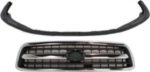 Grille and Bumper Cover Kit for Toyota Tundra 2000-2002, 2-Piece Replacement