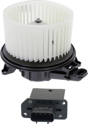 Blower Motor and Resistor 2-Piece Kit for Ford F-150 2009-2014 / Navigator 2015-2016, Replacement Part 