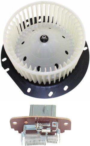 Blower Motor and Resistor 2-Piece Kit for Ford Explorer 1995-2001, Explorer Sport Trac 2001-2005, Ranger 1998-2011 Replacement
