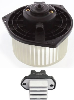 Blower Motor and Resistor Set for Honda Accord (2003-2007) / Acura TL (2004-2008), Complete Replacement Kit, Set of 2