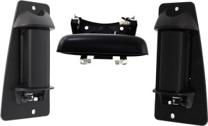 Tailgate Handle and Exterior Door Handles Kit for Chevrolet Silverado/Sierra 1999-2007, 3-Piece Replacement Set