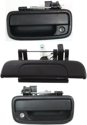 Exterior Front Door Handle Set for Toyota Tacoma 1995-2004, Right (Passenger), Left (Driver) and Tailgate Handle, 3-Piece Replacement Kit