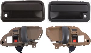 Auto Body Repair Kit for Chevrolet C/K Full Size Pickup 1995-2000, Set of 4, Front, Right (Passenger) and Left (Driver), Interior and Exterior Door Handle Replacement
