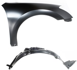 Front Fender Right (Passenger) for Nissan Maxima 2004-2008, 2-Piece Kit with Fender Liner, Replacement