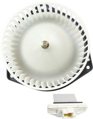 Blower Assembly Kit for 1999-2003 Honda TL, Set of 2 with Blower Motor Resistor, Replacement