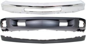 Front Valance for Chevrolet Silverado 1500 (2009-2013), 3-Piece Kit with Bumper Replacement
