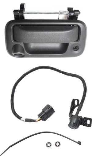 Tailgate Handle Kit for Ford F-150 / Mark LT 2007-2008, Outside, 2-Piece with Backup Camera, Replacement
