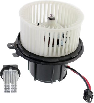 2-Piece Blower Motor Kit for 2008-2011 Mercedes-Benz C-Class/2012-2014 SLS AMG, Includes Blower Motor Resistor, Replacement Part
