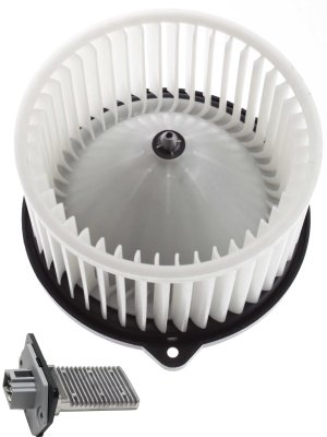 Blower Motor and Resistor 2-Piece Kit for 2001-2005 Hyundai Elantra, Replacement Parts