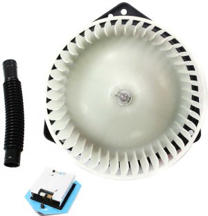 Blower Motor and Blower Motor Resistor for 2002-2007 Mitsubishi Lancer, 2-Piece Kit Replacement