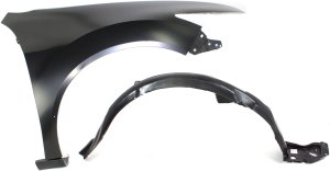 Fender with Fender Liner for Acura TSX Sedan 2009-2014, Right (Passenger) Side Replacement Kit