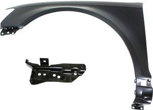 Front Fender Kit for Audi A3/A3 Quattro 2009-2013, Left (Driver), 2-Piece with Fender Support, Replacement