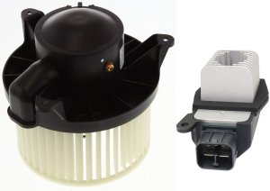Blower Motor and Resistor Kit for 2003-2011 Lincoln Town Car, Replacement Set of 2