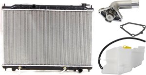Radiator Kit for 2004-2009 Nissan Quest, 6-Cylinder, 3.5-Liter with Thermostat and Coolant Reservoir, Replacement