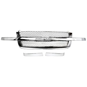 3-Piece Grille Kit with Grille Trims for 2003-2007 Chevrolet Silverado, Replacement Set