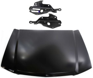 Hood Panel with Hood Hinges 3-Piece Kit for 2003-2006 Chevrolet Silverado, 2007 Silverado 1500 Classic, Replacement