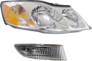 Fog Light for Toyota Avalon 2003-2004 Right (Passenger), 2-Piece Kit, Assembly, Halogen, includes Headlight, Replacement