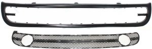 Front Valance for Volkswagen Beetle 1998-2000, Set of 2 with Bumper Grille, Replacement Kit