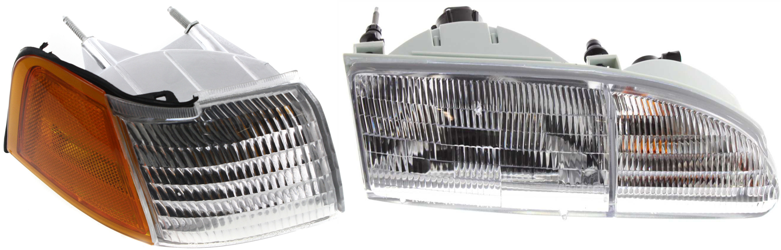 Corner Light for Ford Thunderbird 1994-1995 Right (Passenger), 2-Piece Kit with Headlight Replacement
