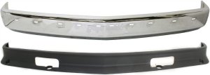 Front Bumper Chrome 2-Piece Kit with Valance for 1988-2002 Full Size Chevrolet C/K Pickup, Replacement