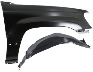 Front Fender Right (Passenger) for 2004 Jeep Grand Cherokee, 2-Piece Kit with Fender Liner Replacement