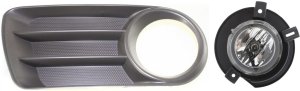 Fog Light Assembly for Ford Explorer 2002-2005/Explorer Sport 2002, Right (Passenger) Side, 2-Piece kit, Halogen, includes Fog Light Trim, Replacement