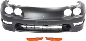Front Bumper Cover for 1998-2001 INTEGRA GS/GS-R/LS Models, USA Built Vehicle, 3-Piece Kit, Primed (Ready to Paint), with Turn Signal Lights - Replacement